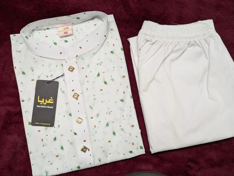 Dhuti Printed Panjabi Combo 04