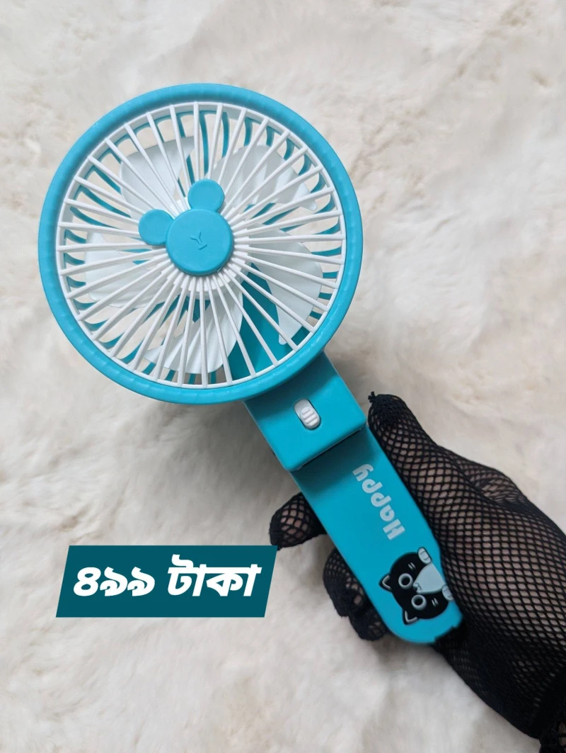 Handheld Fan Lithiums Battery Rechargeable