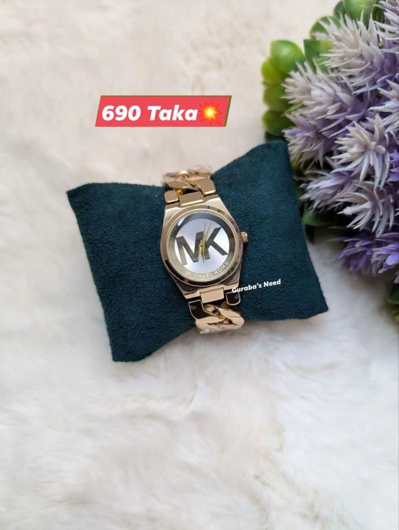 Inspired by MICHAEL KORS Stainless Steel fashionable Men's Or Ladis watches 504